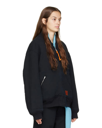 Acne Studios Cotton Bomber Jacket Black