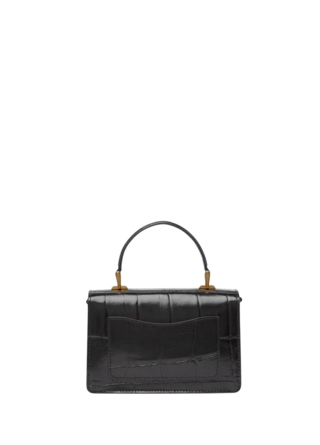 Marc Jacobs The Downtown Croc Embossed Bag Black