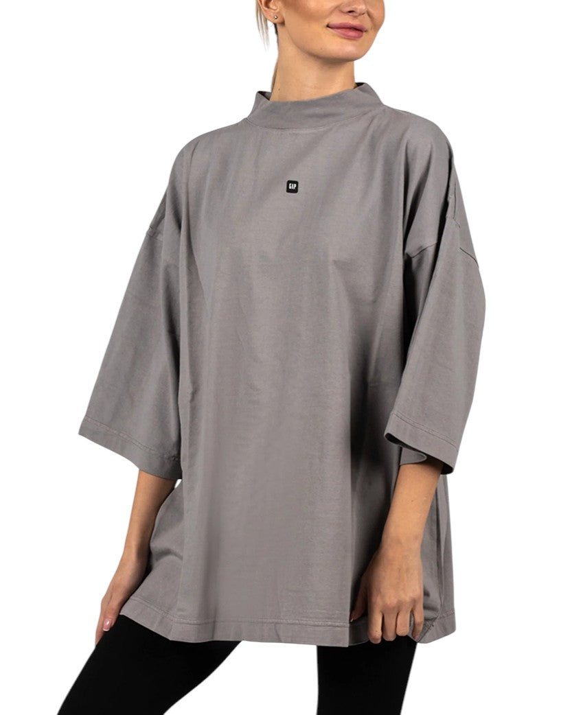 Футболка Yeezy Gap Engineered By Balenciaga Logo 3/4 Sleeve Tee