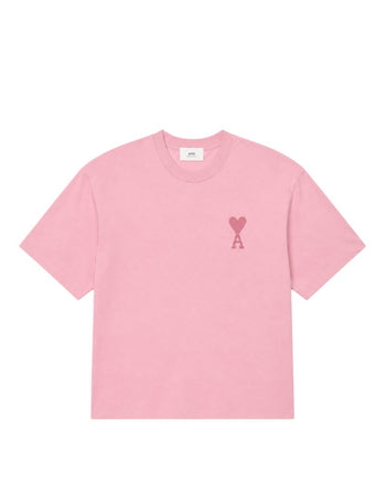 AMI ALEXANDRE MATTIUSSI Ami de Cœur T-Shirt Pink
