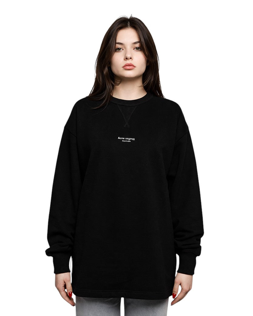 L'Appartement 【STAMMBAUM  H/S LOGO Sweat Black Australian Cotton CR Logo Sweat - Sweats | Country Road
