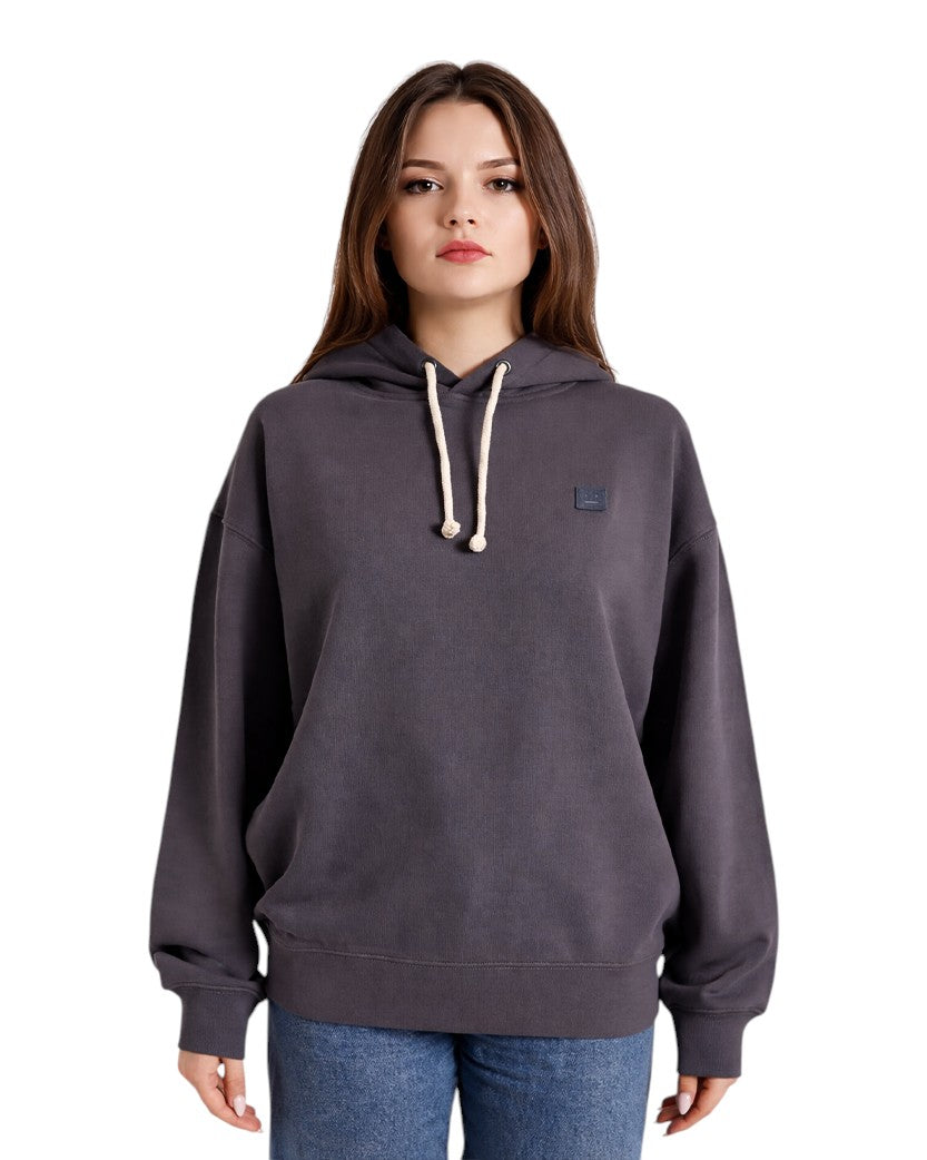 Acne Studios Appliquéd Hoodie Grey