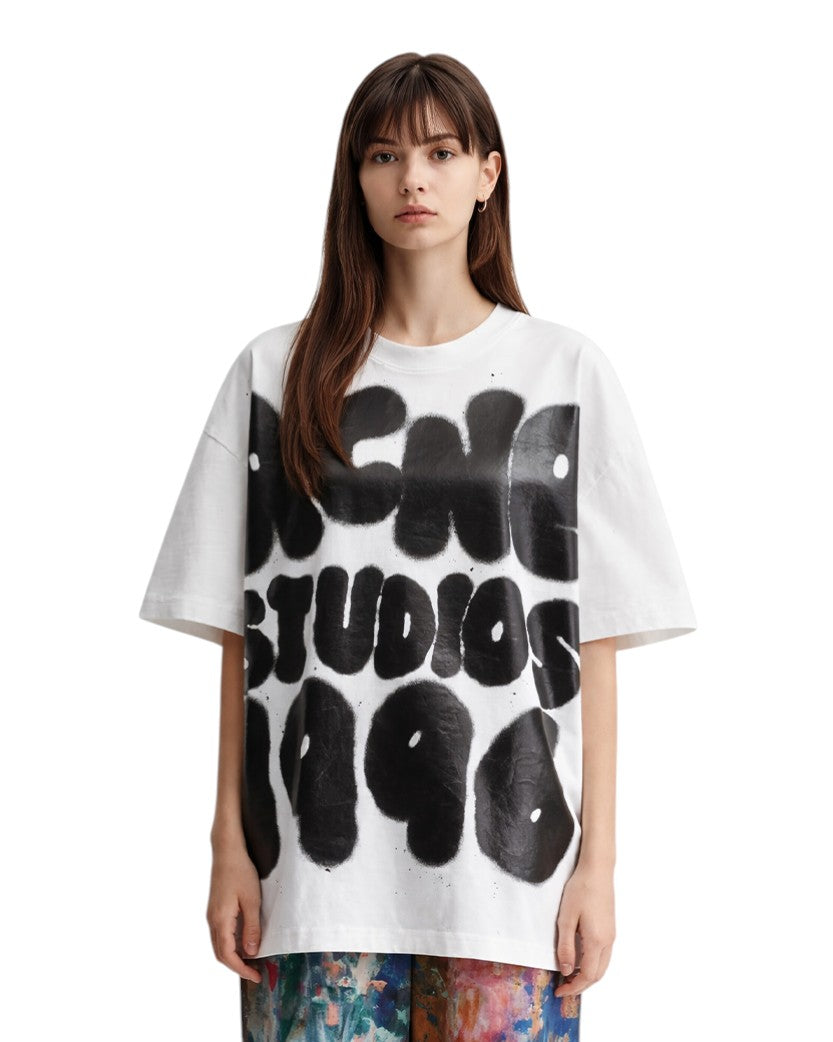 Acne Studios Eresa Cotton Jersey T-shirt White