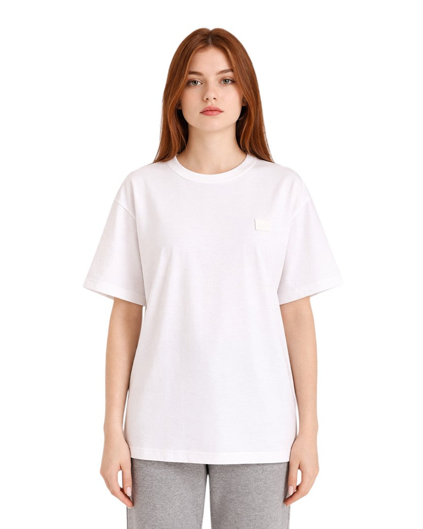 Acne Studios T-Shirt With Ellison Face Patch White