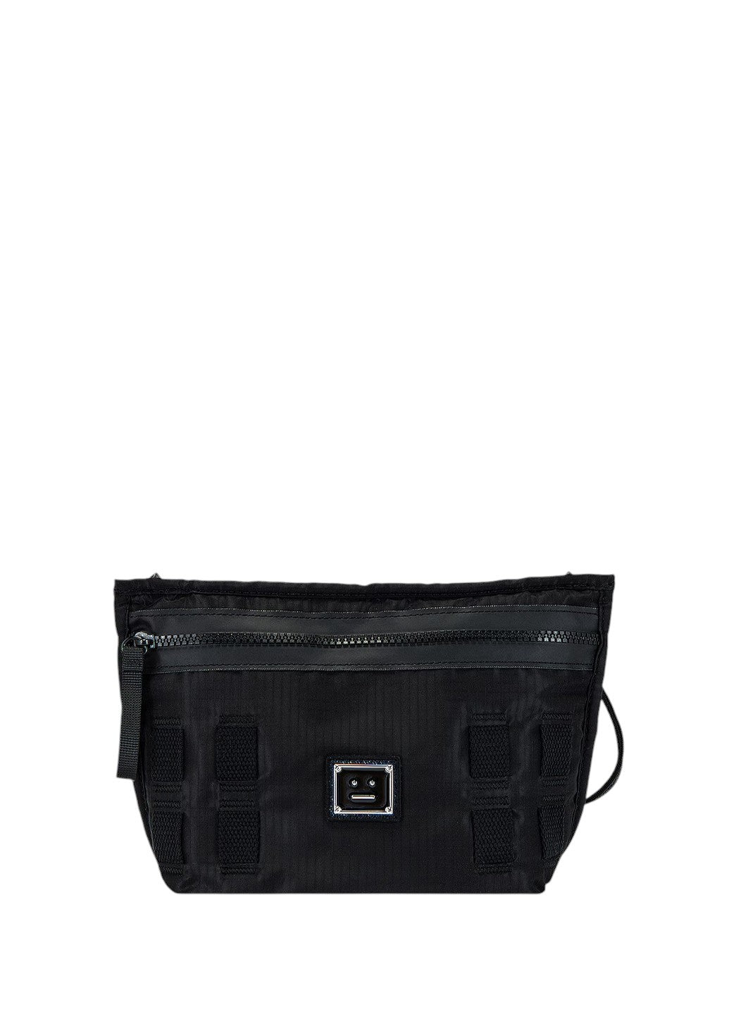 Acne Studios Logo plate belt bag Black