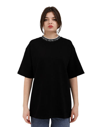 Acne Studios Extorr Logo T-Shirt Black