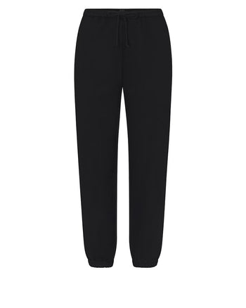 Skims Cotton Fleece Jogger Pant Black