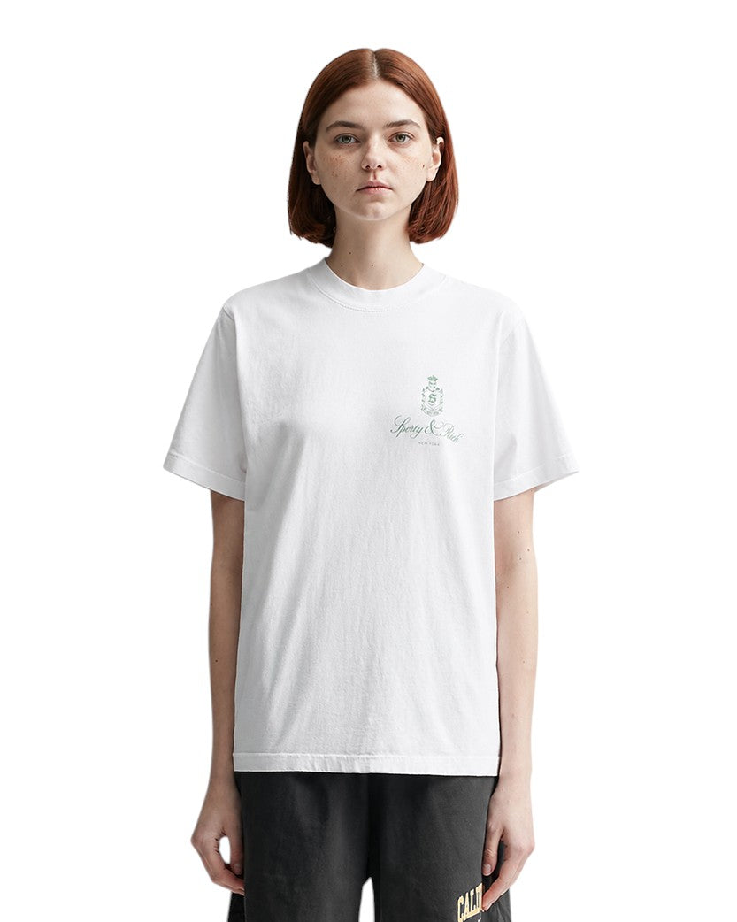 Sporty & Rich Vendome T-Shirt White/Sage