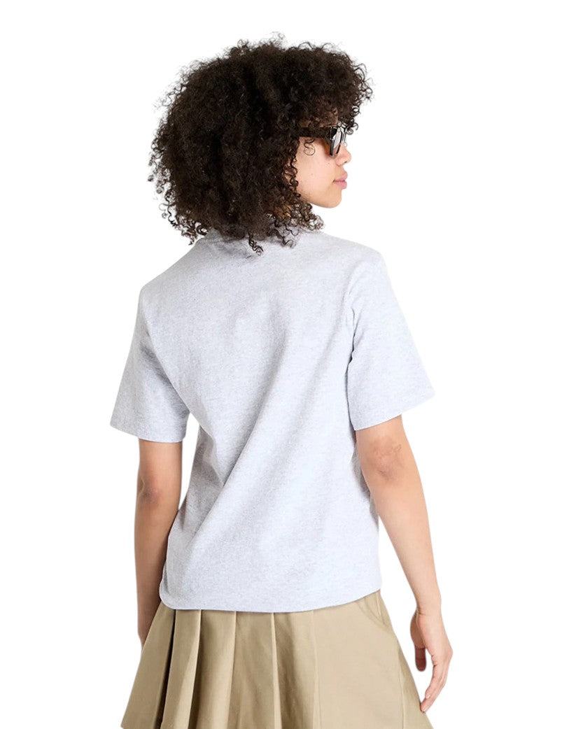 Sporty & Rich Varsity Crest T-Shirt Heather Gray