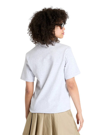 Sporty & Rich Varsity Crest T-Shirt Heather Gray