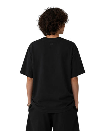 AMI Paris Ami De Coeur Embossed Heart T-Shirt Black