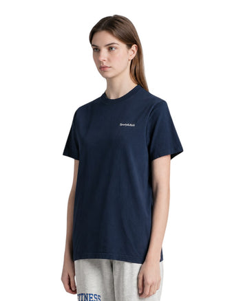 Sporty & Rich Health Is Wealth T-Shirt Navy