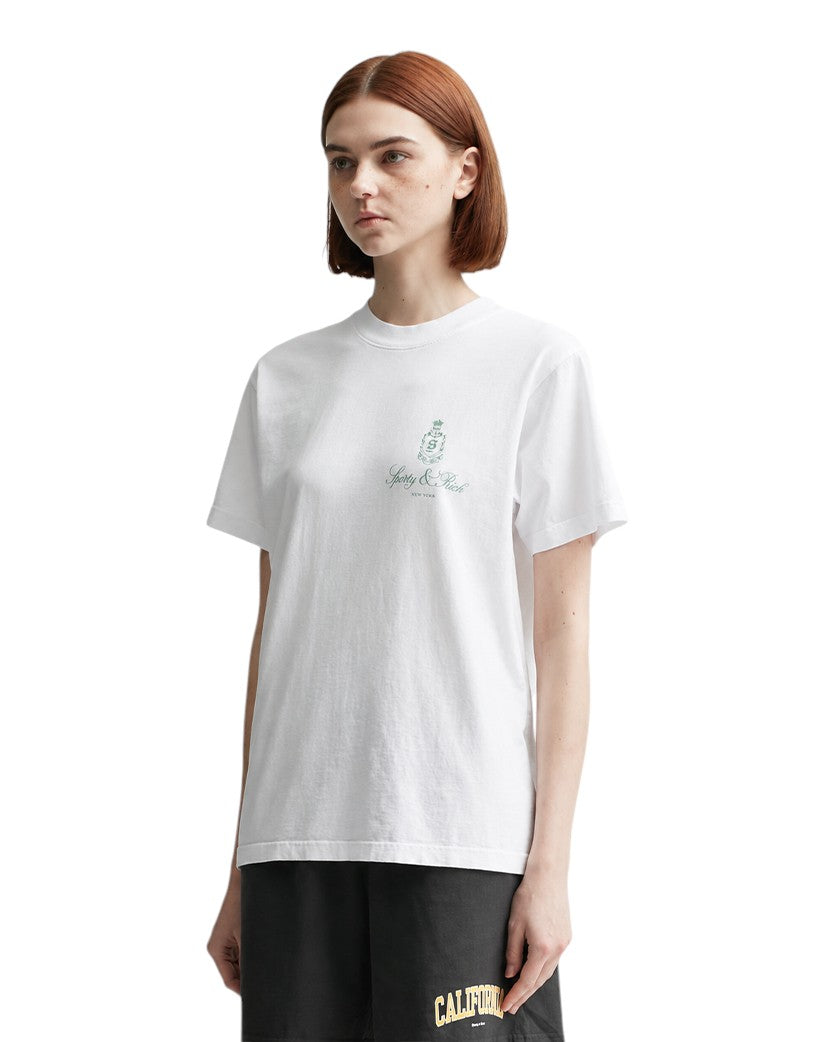 Sporty & Rich Vendome T-Shirt White/Sage