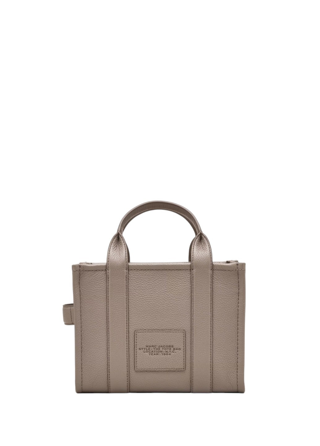 Marc Jacobs Leather Mini Tote Bag Grey