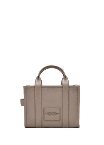 Marc Jacobs Leather Mini Tote Bag Grey