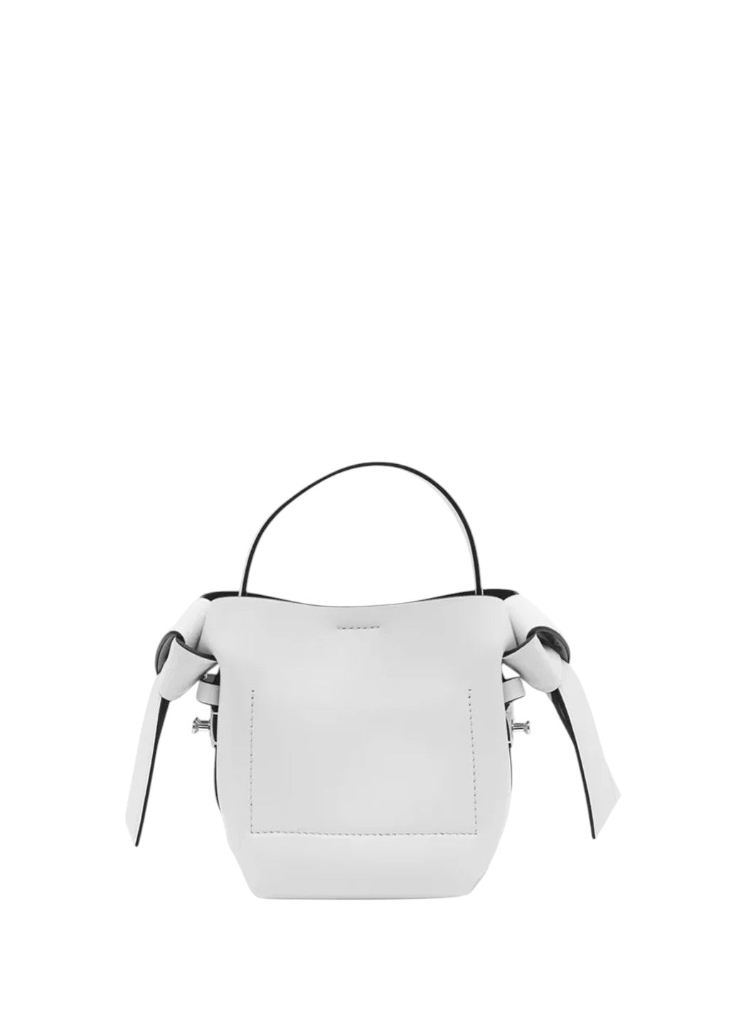 Acne Studios Musubi Small leather shoulder bag White