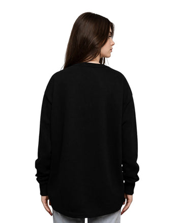 Acne Studios Reverse Fin Stamp Logo Sweatshirt Black