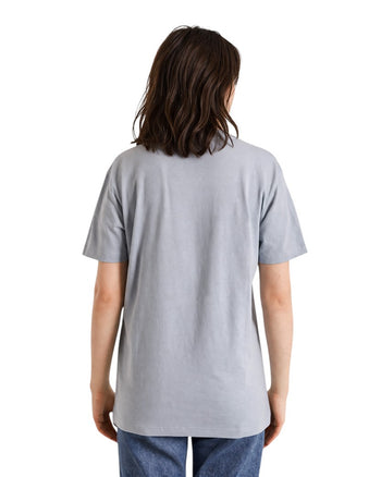 Acne Studios T-Shirt With Ellison Face Patch Light Blue