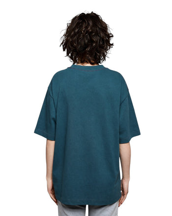 Acne Studios Logo cotton jersey T-shirt Deep Petrol