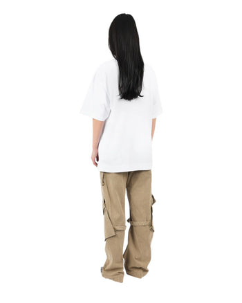 Acne Studios Exford Tourist Logo T-Shirt Optic White