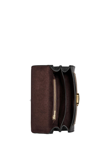 Coach Tabby Top Handle 20 in Signature Canvas Tan Black