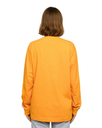 Acne Studios Erwin Long Sleeve Stamp Tee Orange