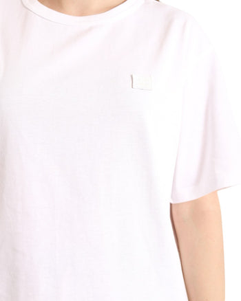 Acne Studios T-Shirt With Ellison Face Patch White