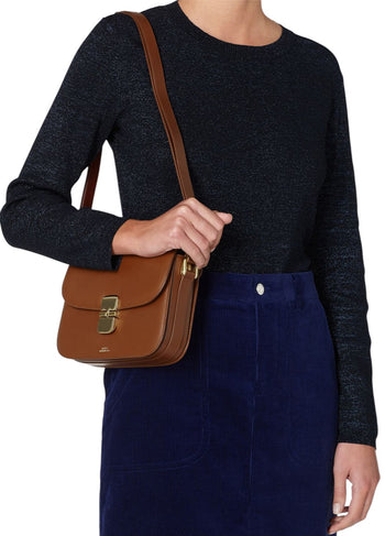 A.P.C Grace Small Bag Nut Brown