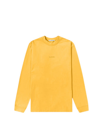 Acne Studios Erwin Long Sleeve Stamp Tee Orange