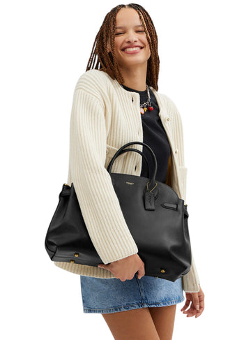 Coach Soft Empire Carryall Bag 40 Black