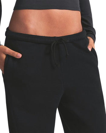 Skims Cotton Fleece Jogger Pant Black