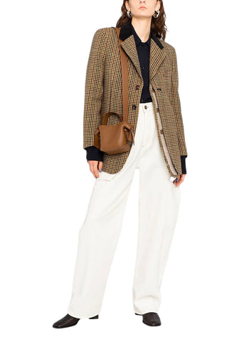 Acne Studios Musubi Micro leather shoulder bag Brown