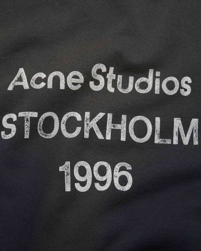 Худі Acne Studios Logo Hoodie Black | SSTORIES
