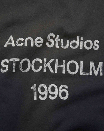 Acne Studios Logo Hoodie Black