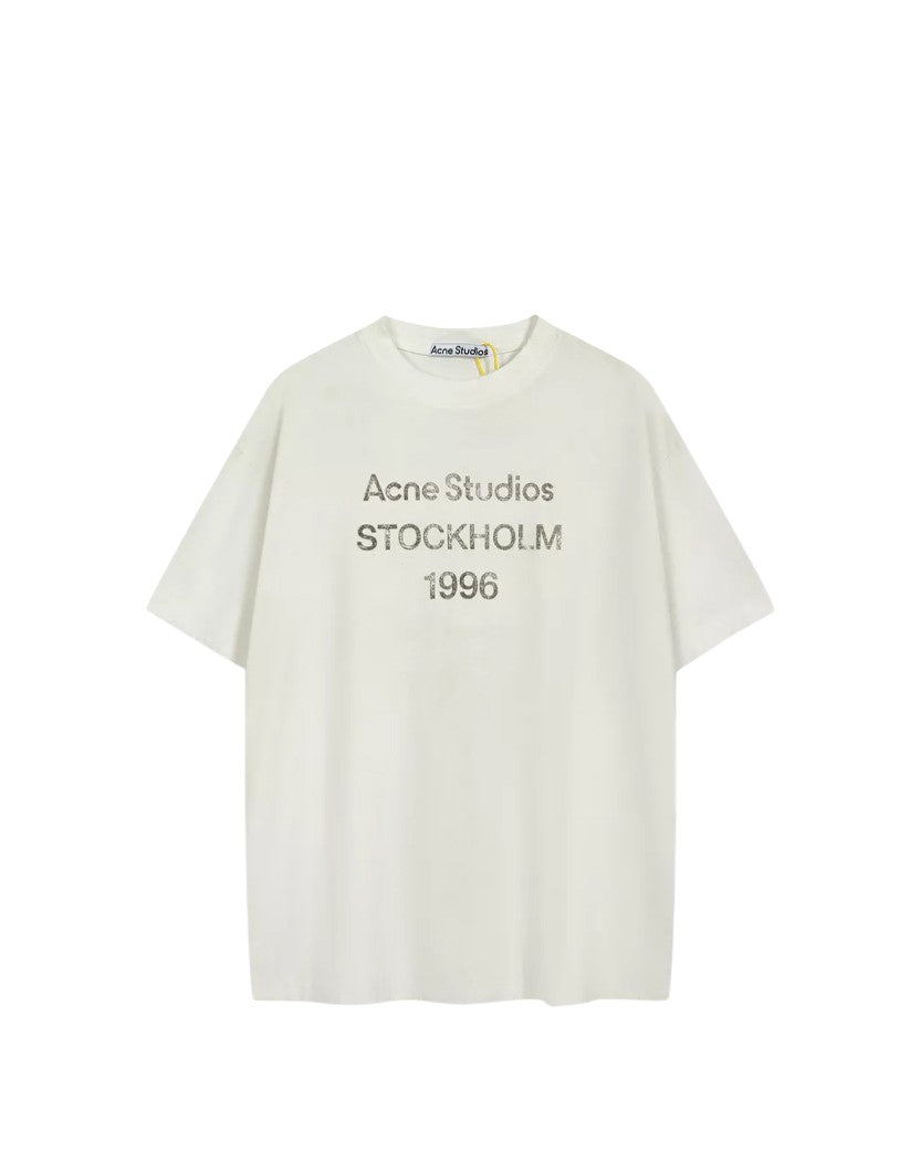 Футболка Acne Studios Exford 1996 T-Shirt White | SSTORIES