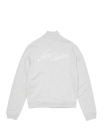 Acne Studios Zip-Up Sweatshirt Grey