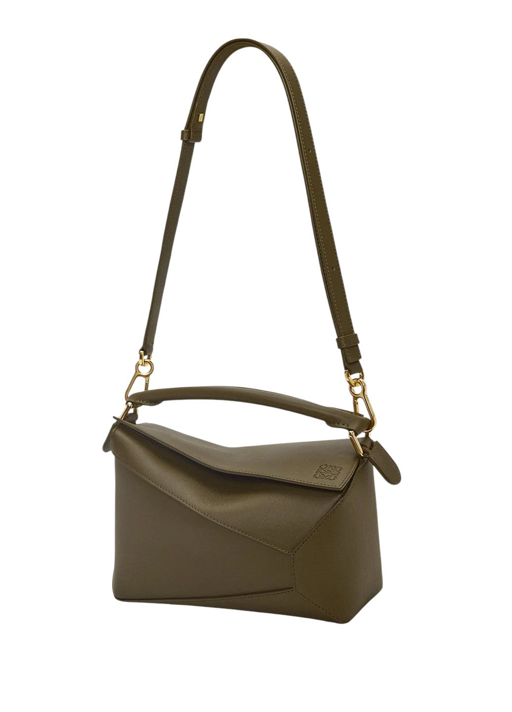 LOEWE
パズルバックスモール Buy Loewe Puzzle Small bag with jacquard logo strap in black at