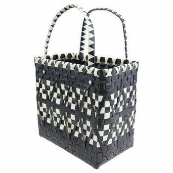 Marni Market Black And White Shopping Bag