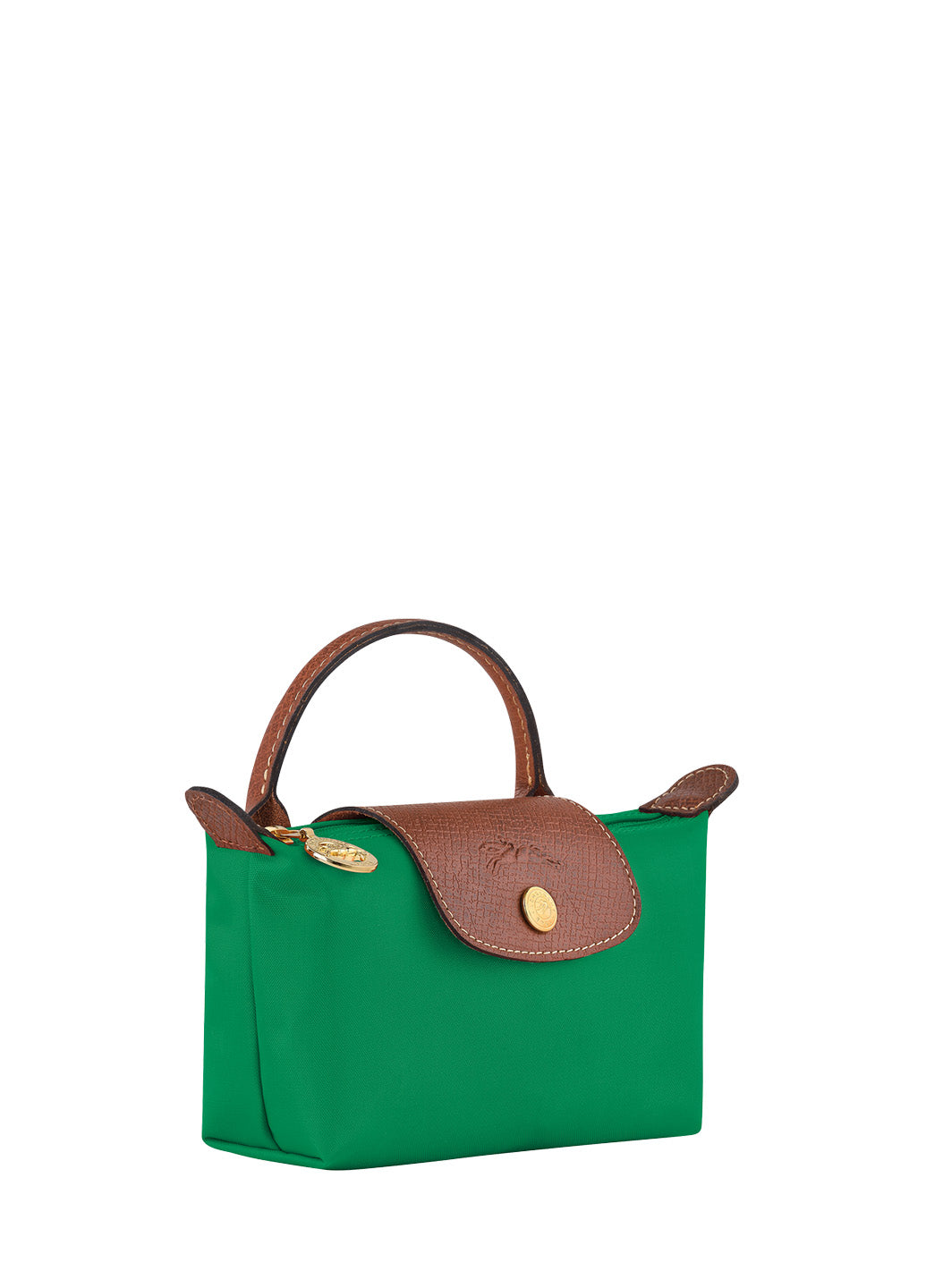 Longchamp Le Pliage Original Pouch With Handle Green