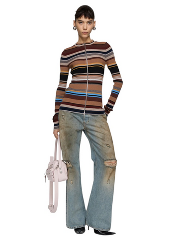 Acne Studios Camero Party Shoulder Bag Pale Pink