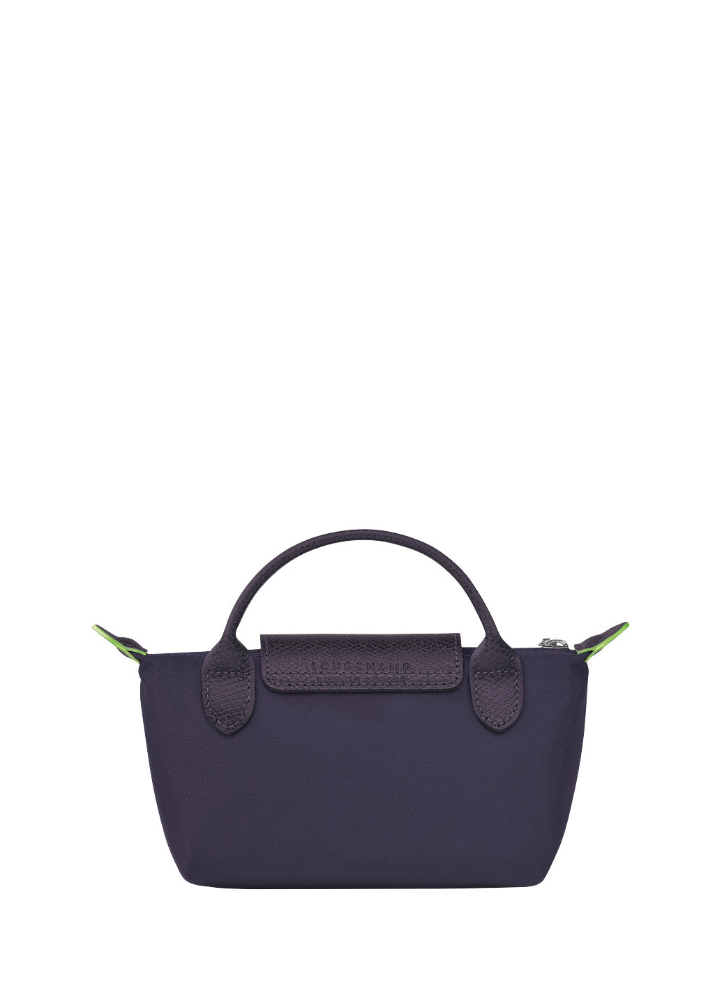 Longchamp Le Pliage Green Pouch With Handle Bilberry