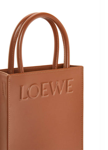 Loewe Standard A5 Tote Sleek Calfskin Tan