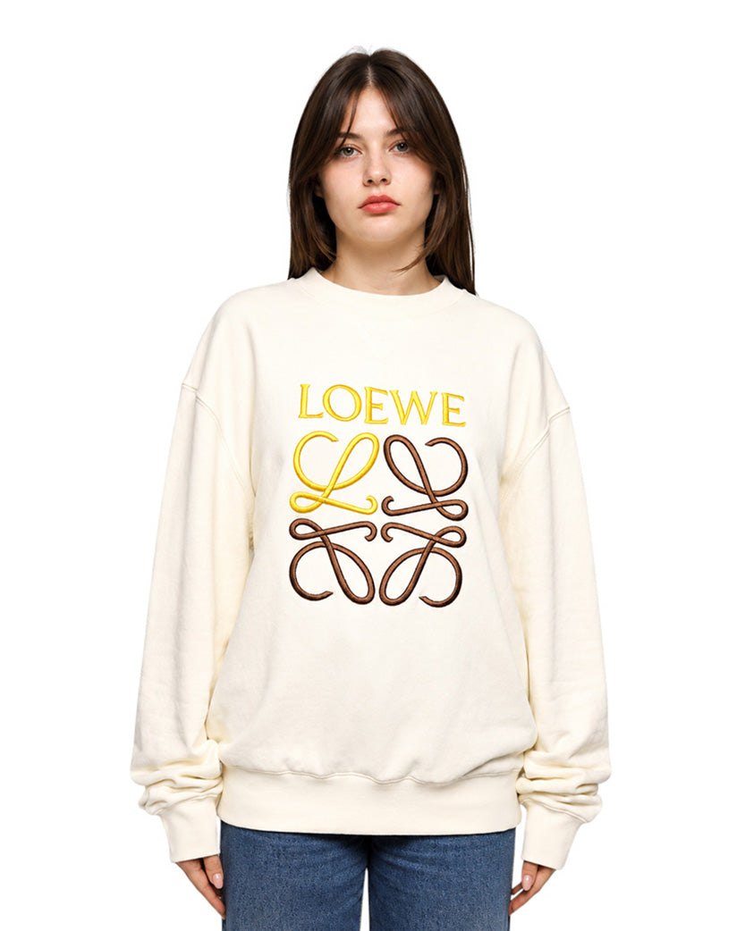 Loewe Anagram Sweatshirt Ecru