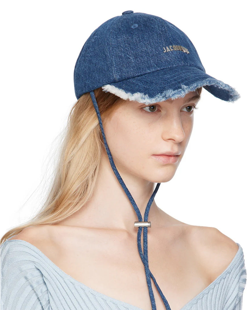 Jacquemus La Casquette Artichaut Baseball Cap Denim