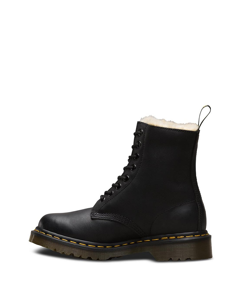 Dr. Martens 1460 Serena Fur Lined Black
