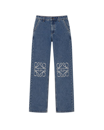 Loewe Anagram Jeans Denim Blue