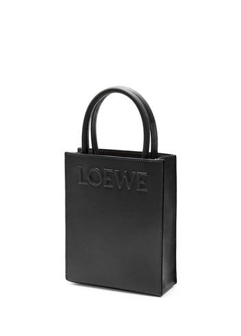 Loewe Standard A5 Tote Sleek Calfskin Black