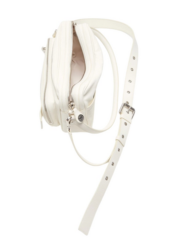 Acne Studios Camero Party Shoulder Bag Cream White