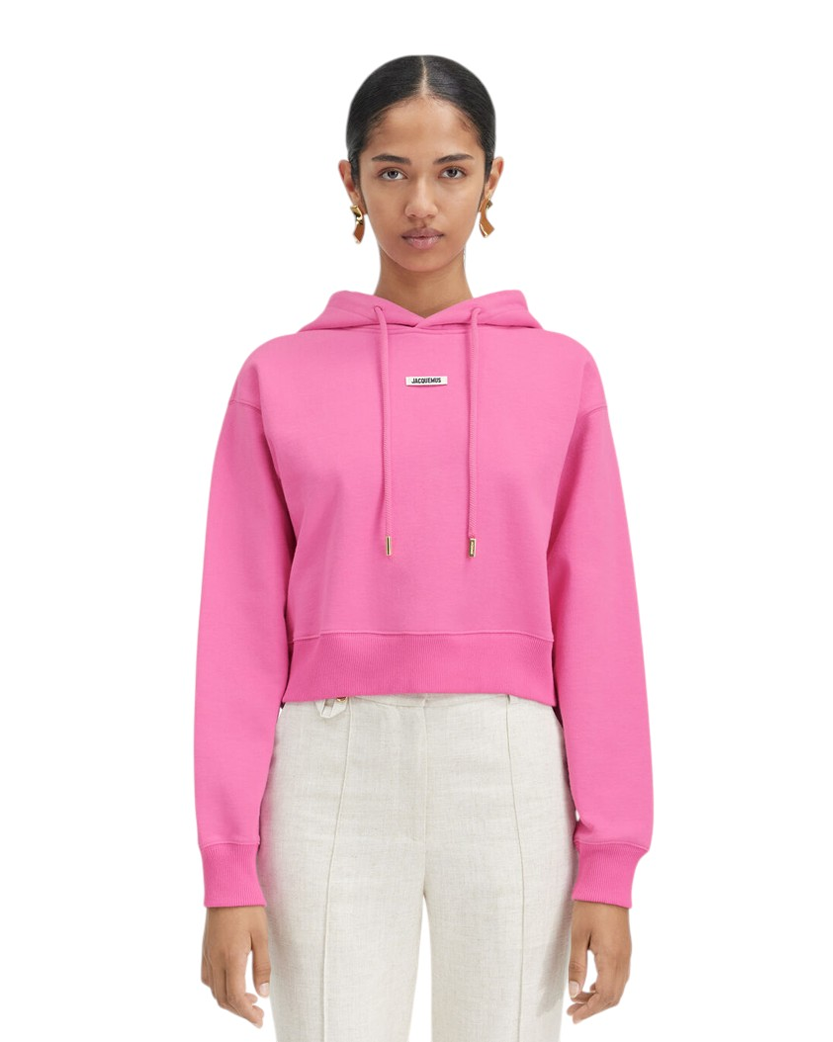 Jacquemus The Gros Grain Hoodie Pink