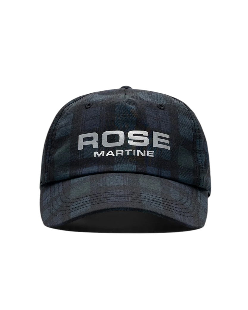 Martine Rose Nylon Cap Black/Tartan
